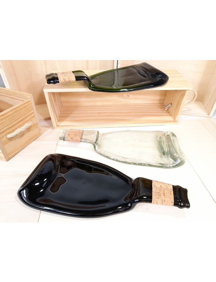 Travessa de garrafa de champanhe