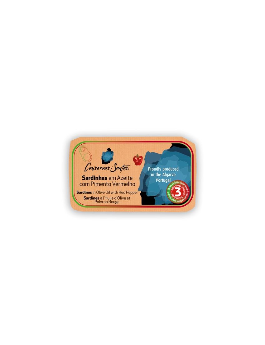 Sardinha em azeite com pimento vermelho – 120g