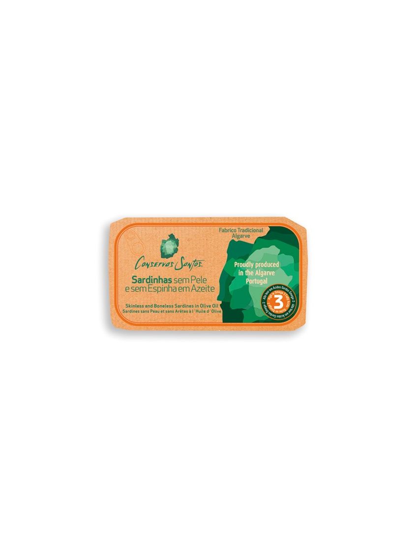 Sardinha sem pele sem espinha em azeite – 120g