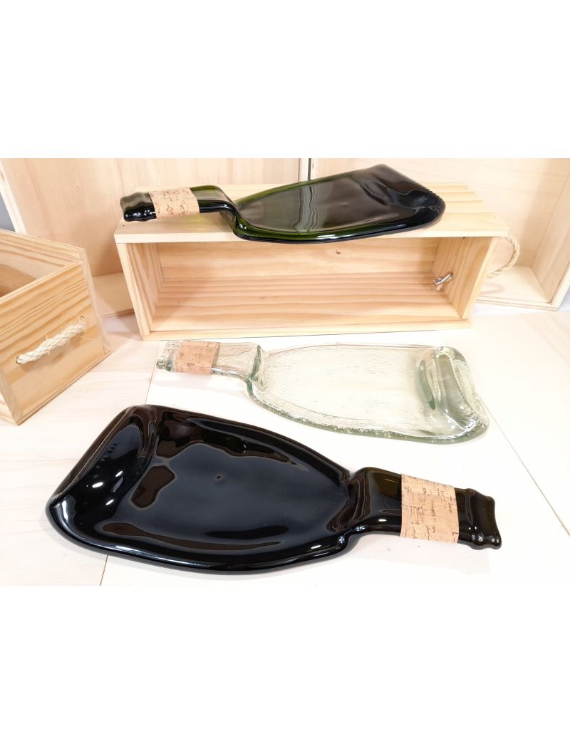 Travessa de garrafa de champanhe